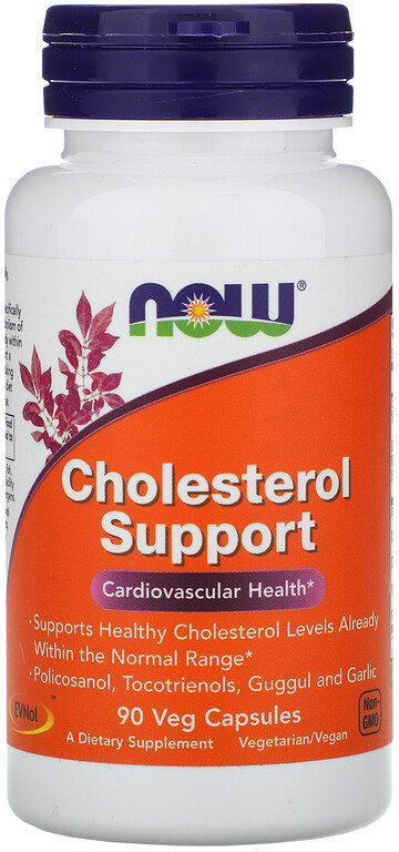 

Now Foods Cholesterol Support, 90 Veg Capsules (NOW-03313)