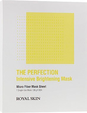 

Royal Skin The Perfection Intensive Brightening Mask Интенсивно-выравнивающая тон маска из микрофибры