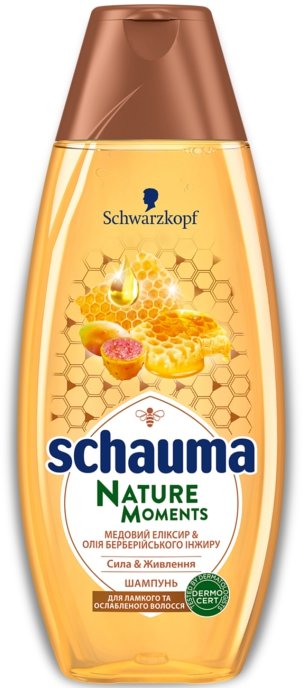 

Schwarzkopf Schauma Nature Moments Shampoo 400 ml Шампунь Медовый Эликсир и Масло Берберийского Инжира для ослабленных и ломких волос