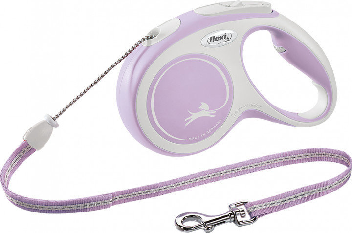 

Поводок-рулетка Flexi New Comfort M до 20 кг 5 м сиреневый (4000498042908)