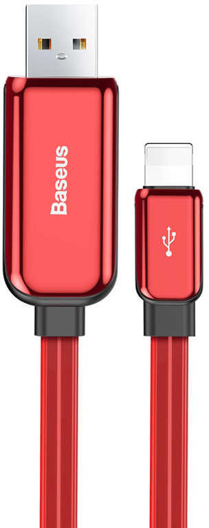 

Baseus Usb Cable to Lightning Glowing Data 1m Red (CALLG-09)