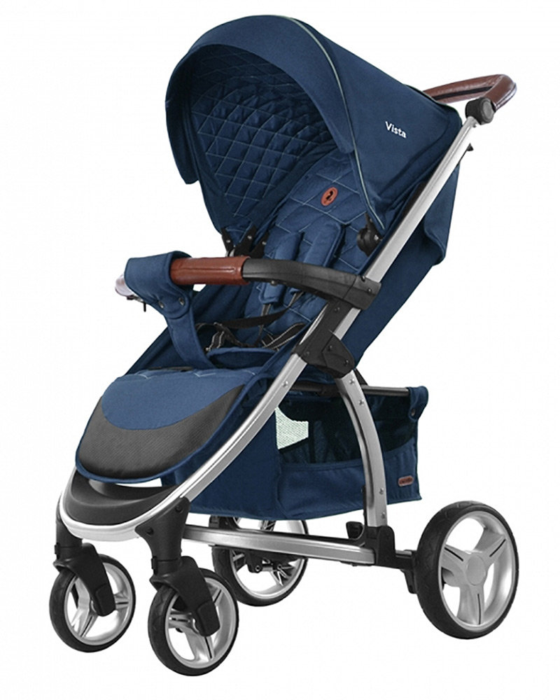 

Прогулочная коляска Carrello Vista CRL-8505 Denim Blue Лен + дождевик
