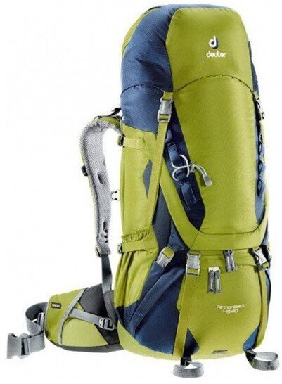 

Рюкзак Deuter Aircontact 45 + 10 л moss-navy (33201162313)