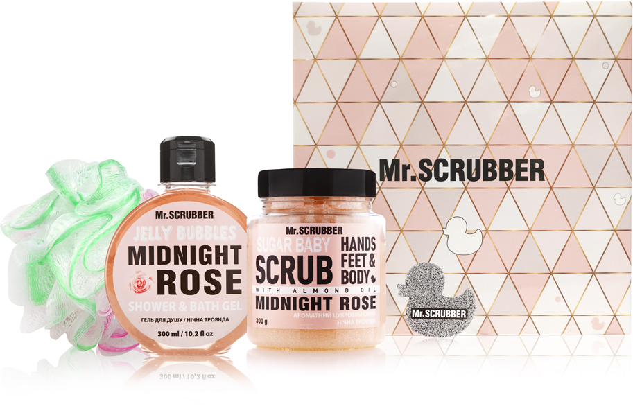 

Mr.SCRUBBER Набор Midnight Rose 3 пр.