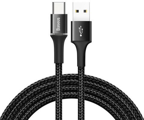 

Baseus Usb Cable to USB-C Halo Data 3A 1m Black (CATGH-B01)