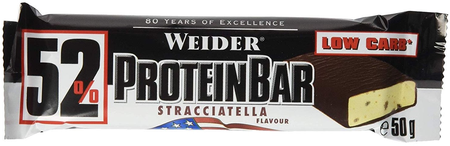 

Weider 52% Protein Bar 50 g Stracciatella