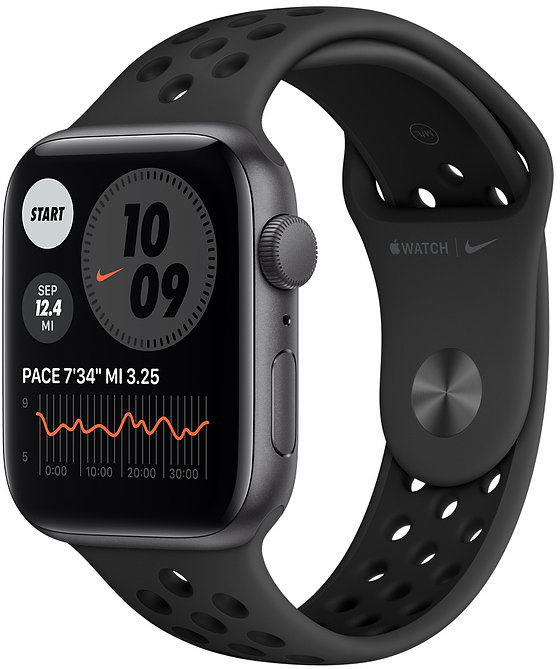 Акция на Apple Watch Nike Se 44mm GPS+LTE Space Gray Aluminum Case with Anthracite/Black Nike Sport Band (MG063) от Stylus