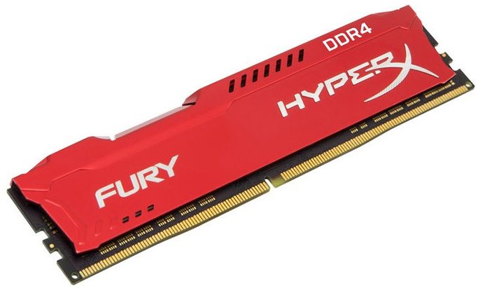 

Kingston 8 Gb DDR4 2666 MHz HyperX Fury Red (HX426C16FR2/8)