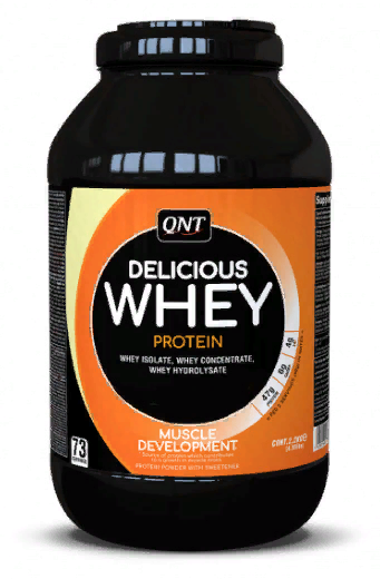 

Qnt Delicious Whey protein 2200 g /73 servings/ Cookies Cream