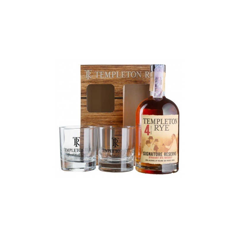 

Виски Templeton Rye Templeton Rye 4yo + 2 glasses (0,7 л.) (BW42066)