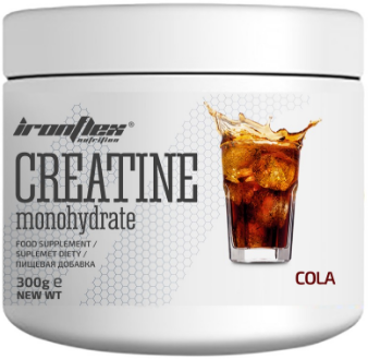 

IronFlex Nutrition Creatine Monohydrate 300 g /120 servings/ Cola