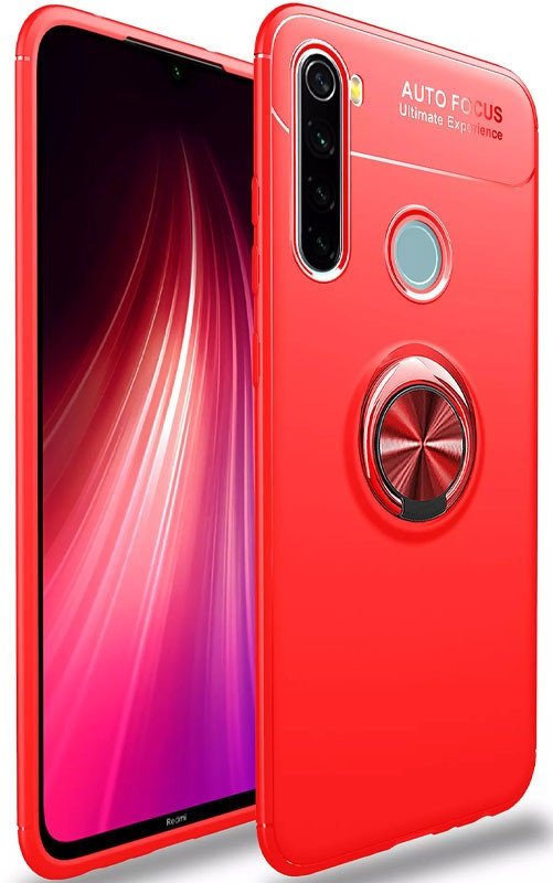 

Tpu Case Tpu Pc Deen ColorRing Magnetic Holder Red for Xiaomi Redmi Note 8