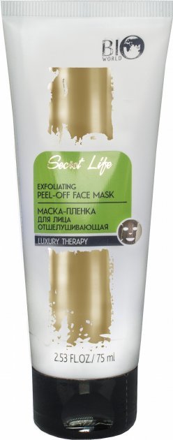 

Bio World Secret Life Luxury Therapy Exfoliating Peel-Off Face Mask Маска-пленка для лица отшелушивающая 75 ml
