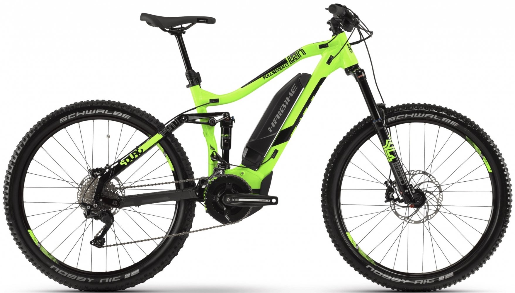 

Электровелосипед Haibike Sduro FullSeven Lt 4.0 500Wh 27.5", рама M, зелено-черно-серый, 2019