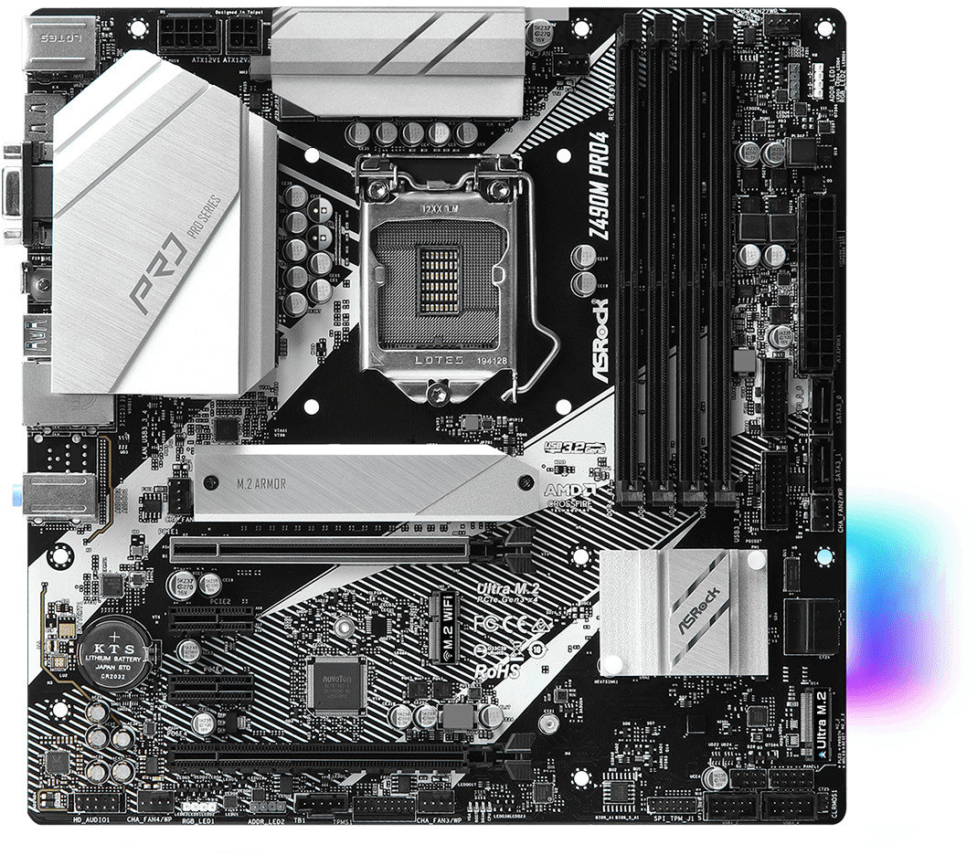 

ASRock Z490M Pro4 Socket 1200