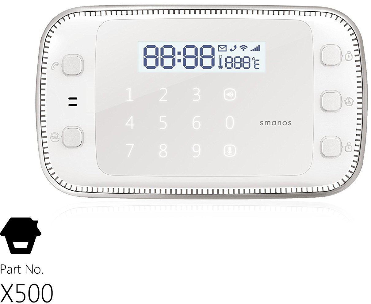 

Комплект охранной GSM/SMS сигнализации Smanos X500 Wireless