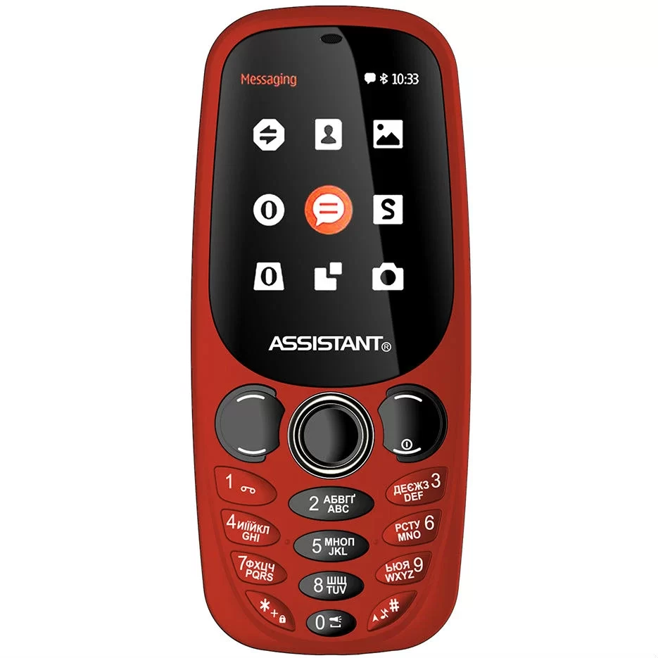 

Assistant AS-201 Dual Sim Red (UA UCRF)