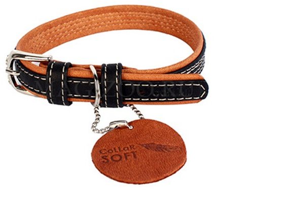 

Ошейник Collar Soft 25 мм 38-49 см Черно-коричневый