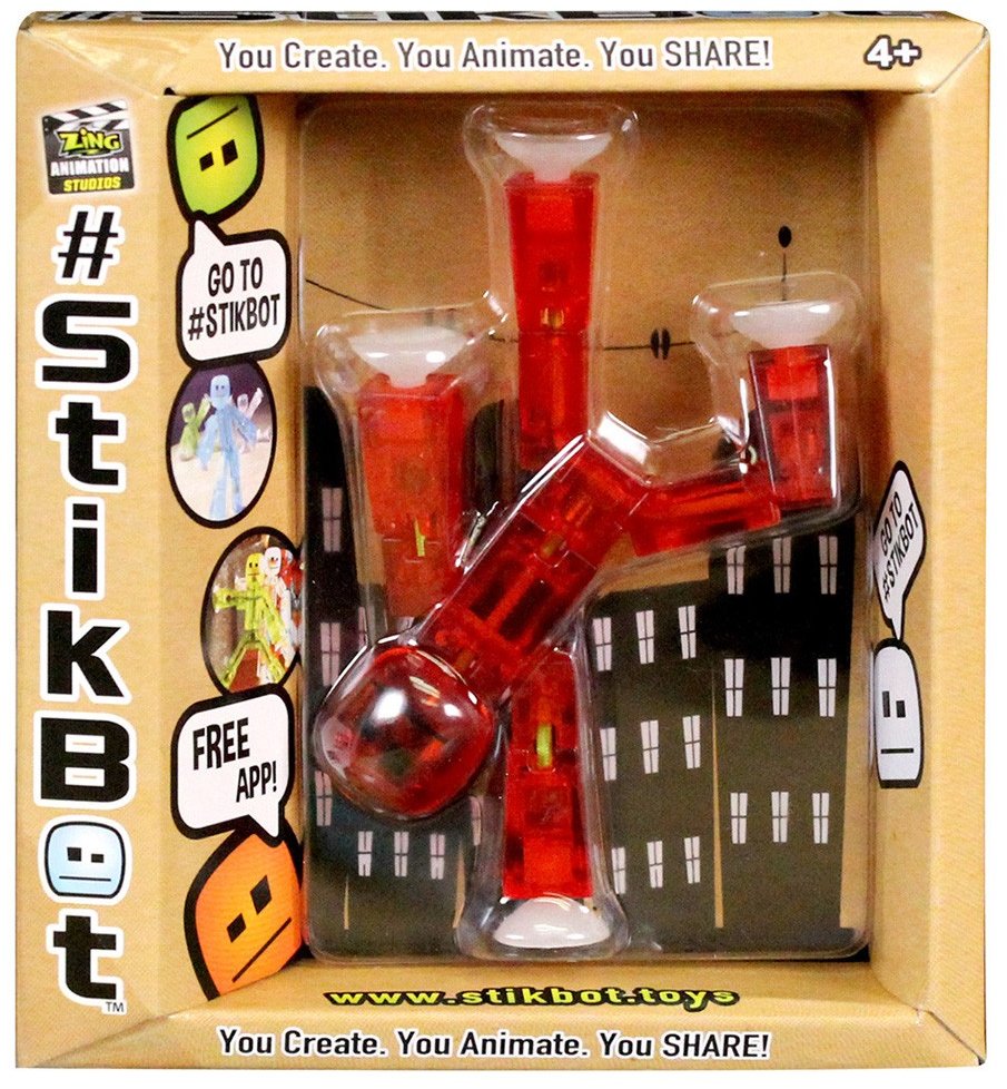 

Фигурка для анимационного творчества Stikbot S1 (красный) (TST616R)