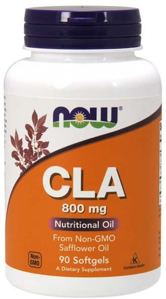 

Now Foods Cla 800 mg Конъюгированная линолевая кислота 90 гелевых капсул