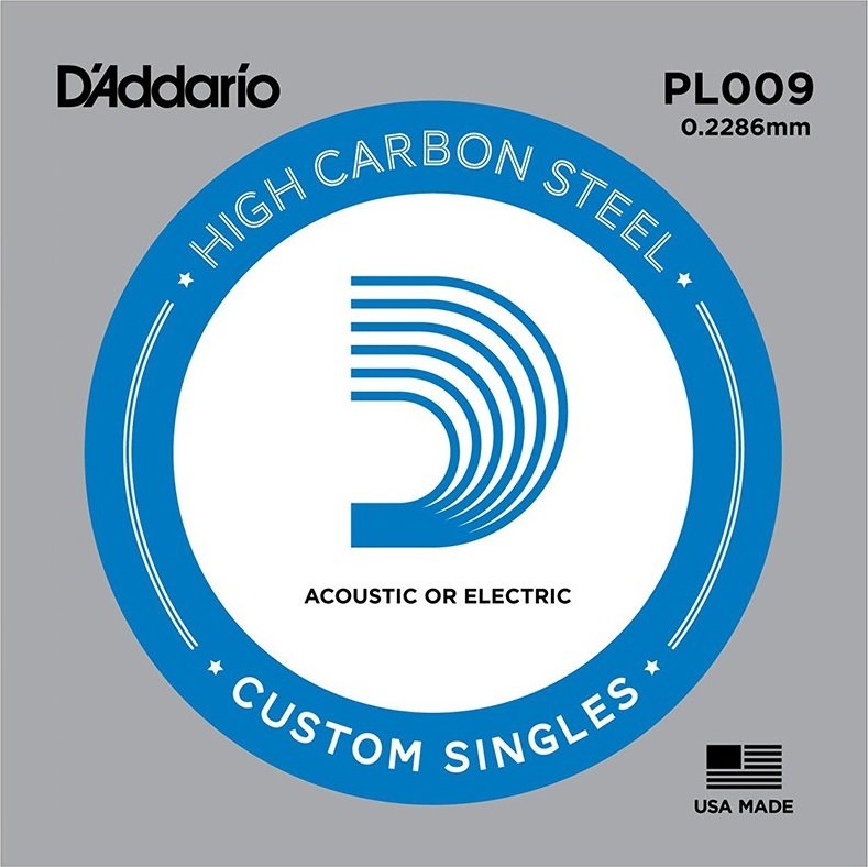 

Струна D`ADDARIO PL009 Plain Steel 009