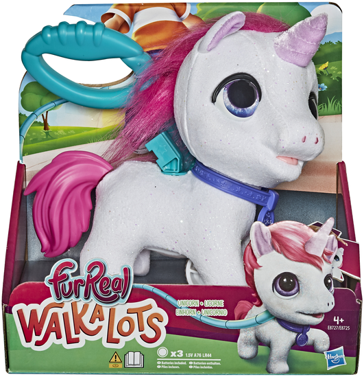 

Интерактивная игрушка Hasbro Furreal Friends мягкая серии Валкалоты Big Wag Trend Pet Unicorn E8725_E8727