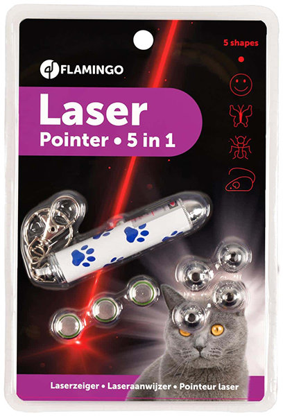 

Игрушка для котов Flamingo Laser Pointer 5-in-1 лазерная указка (54212)