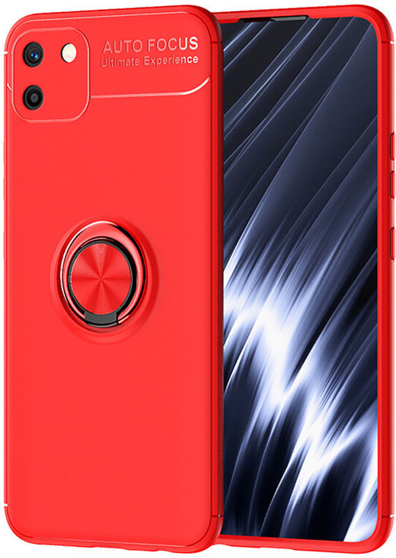 

Tpu Case Tpu Pc Deen ColorRing Magnetic Holder Red for Realme C11