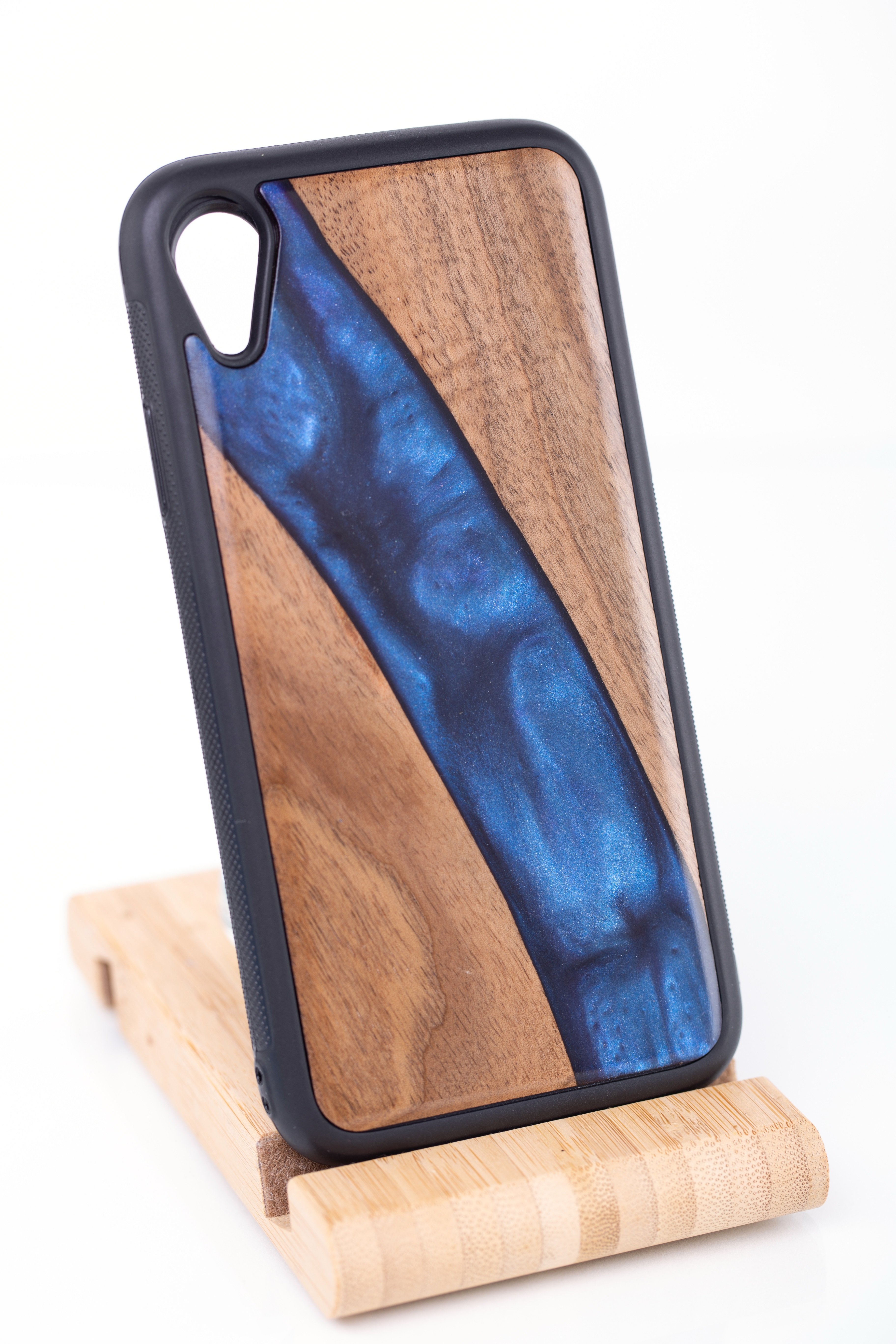 

WoodCase Hand Made Epoxy Resin Blue for iPhone Xr