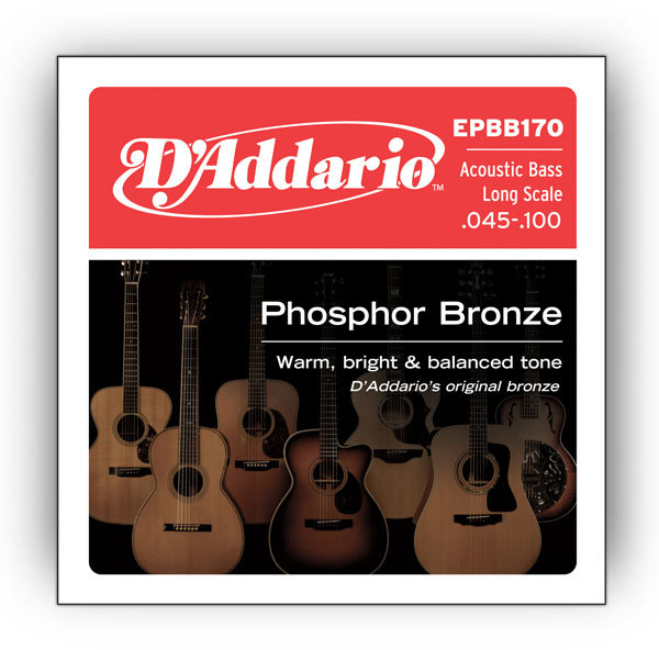 

Струны D`ADDARIO EPBB170 Acoustic Bass Phosphor Bronze 4 String