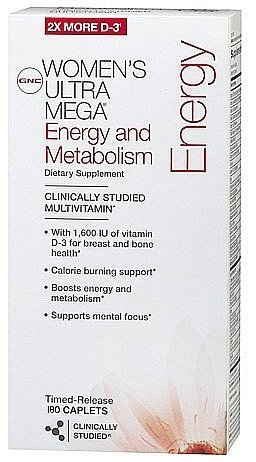 

Gnc Women's Ultra Mega Energy and Metabolism 180 caps