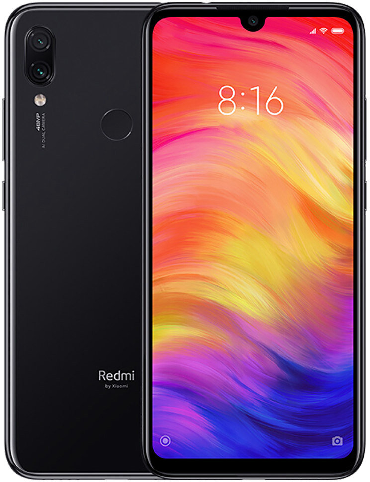 

Xiaomi Redmi Note 7 4/64GB Black (Global)