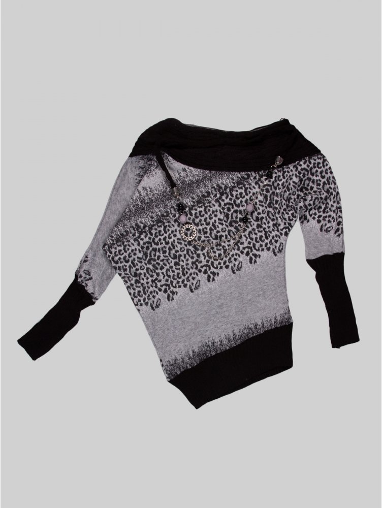 

Джемпер Marions MTN7383BM 140 см серый