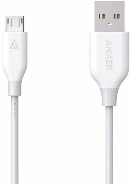 

Anker Usb Cable to microUSB Powerline V3 90cm White (A8132H21)