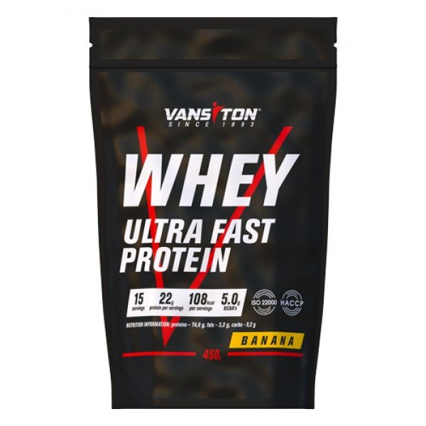 

Vansiton Whey Ultra Fast Protein 450 g /15 servings/ Banana