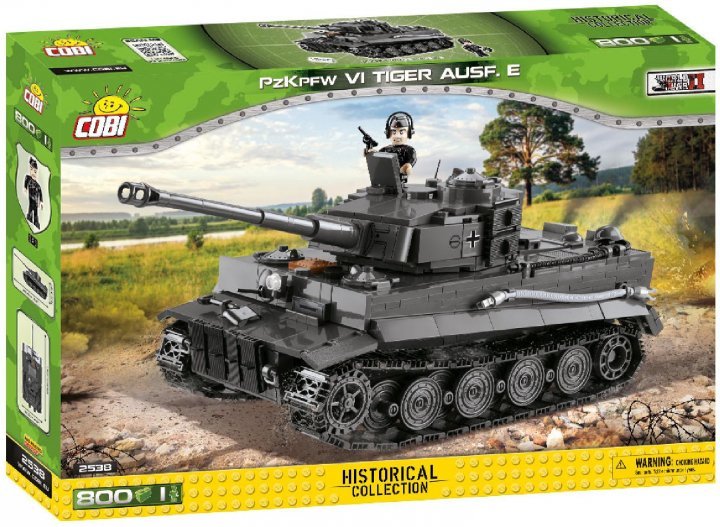 

Конструктор Cobi Вторая Мировая Война Танк Тигр IV, 800 деталей