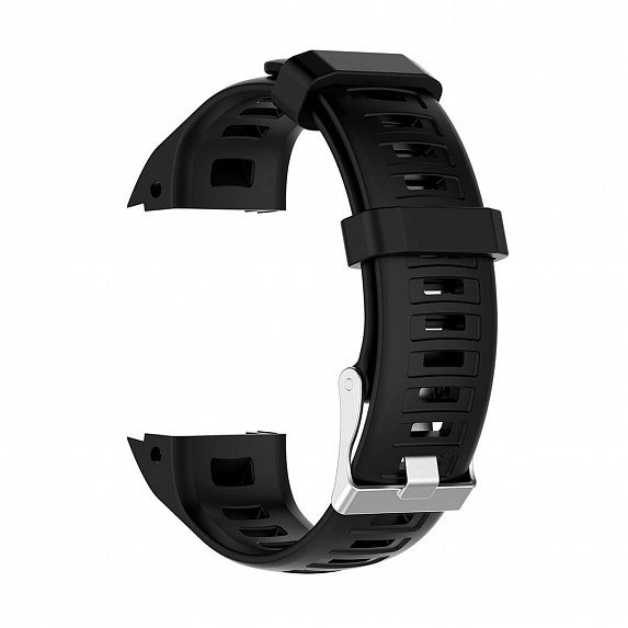 

Fashion Smooth Silicone Band Black for Garmin Instinct