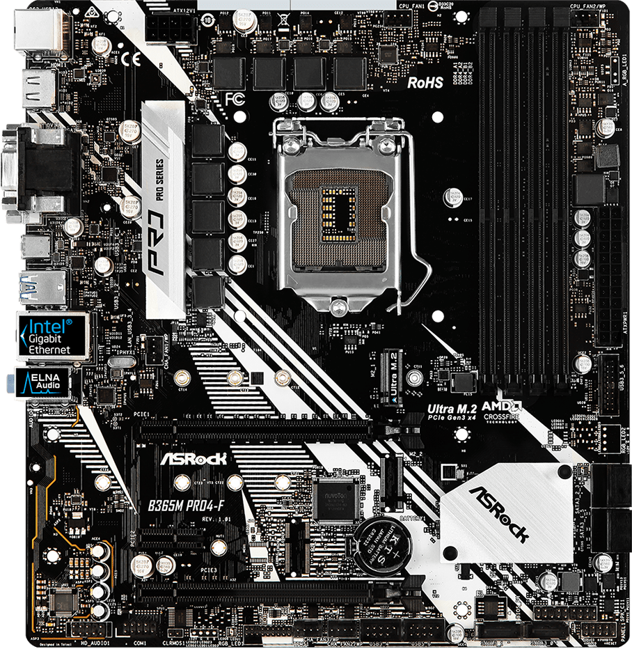 

ASRock B365M Pro4-F