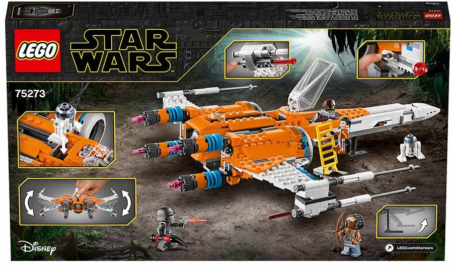 Акція на Конструктор Lego Star Wars Истребитель типа Х По Дамерона (75273) від Stylus