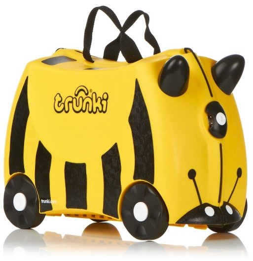 Акция на Детский чемодан для путешествий Trunki Bernard Bumble Bee (0044-GB01-UKV) от Stylus