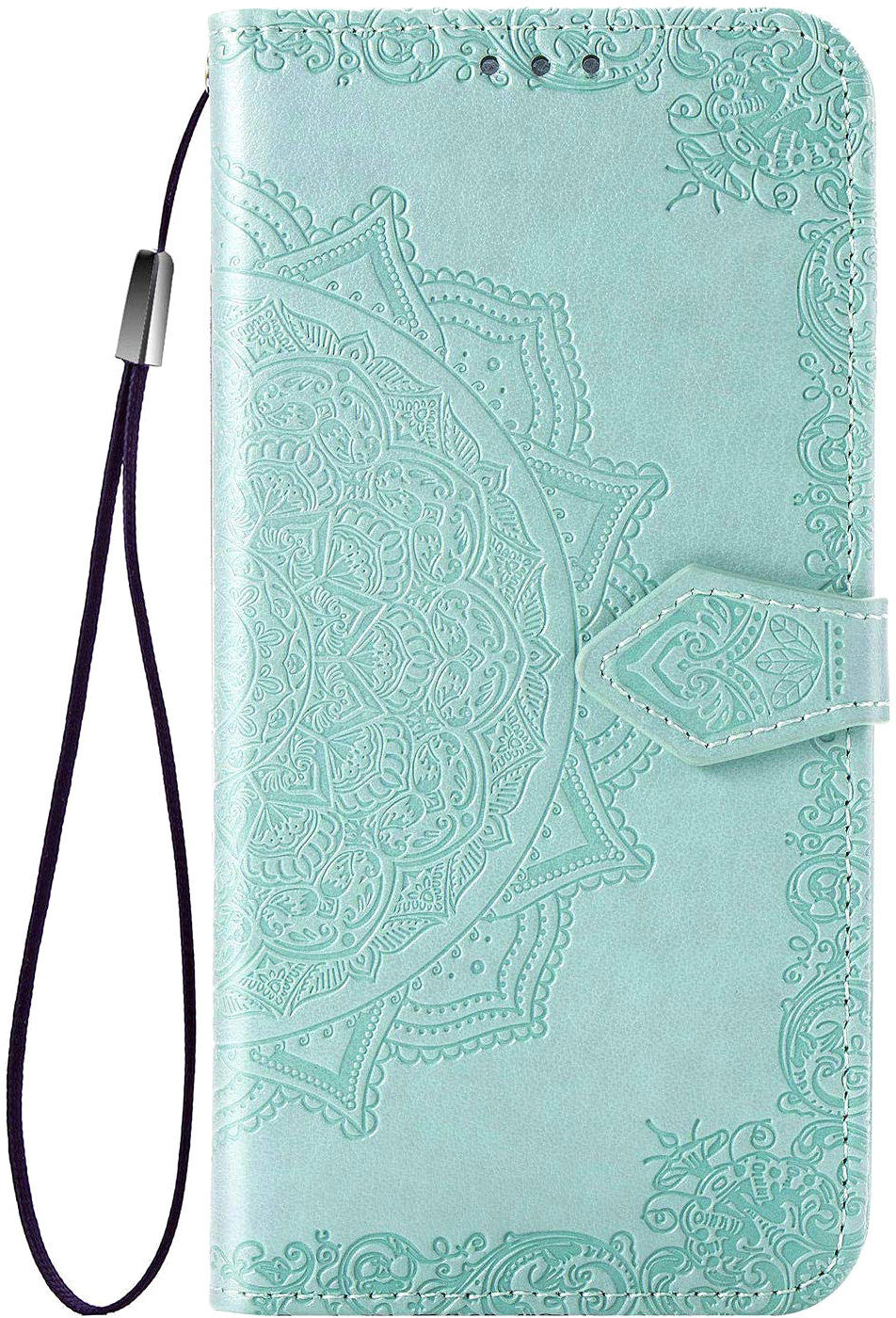 

Mobile Case Book Cover Art Leather Turquoise for Xiaomi Redmi Note 10 / Note 10s