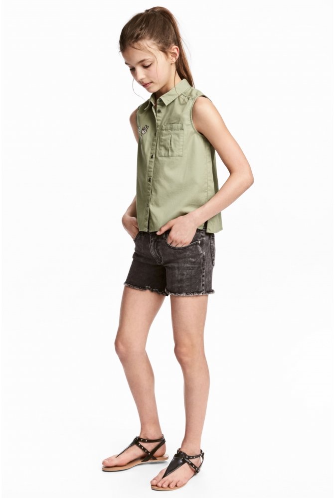 

Шорты H&M 3879235 164 см темно-серые