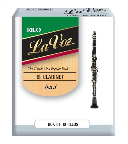 

Трости Rico RCC10HD La Voz - Bb Clarinet Hard - 10 box