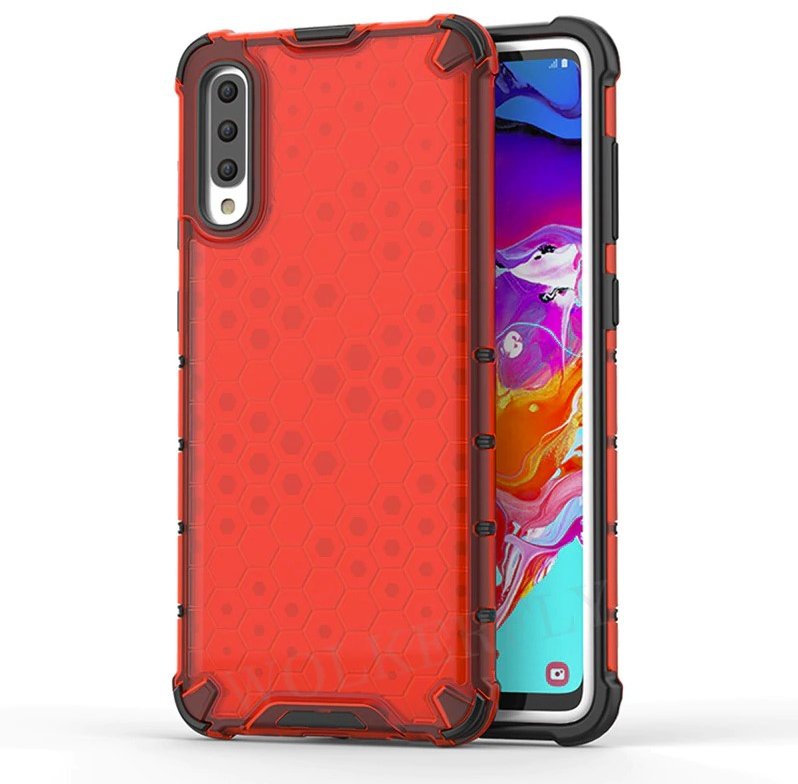 

Mobile Case Transformer Honeycomb Red for Samsung Galaxy A30s/A50/A50s