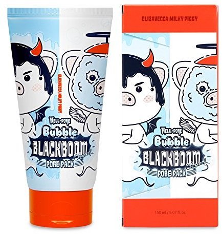 

Elizavecca Hell-Pore Bubble Blackboom Pore Pack Кислородная маска для очищения пор 150 ml