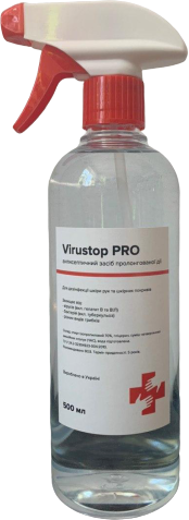 

Virustop Pro Антисептик для рук 500 ml с распылителем