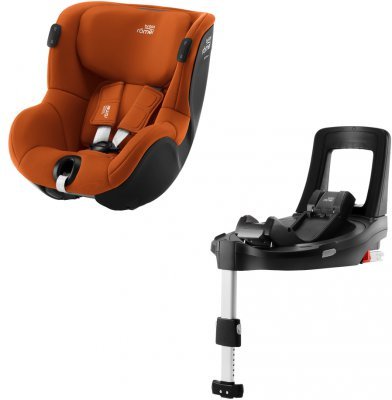 

Автокресло BRITAX-ROMER Dualfix iSENSE Golden Cognac с платформой Flex Base