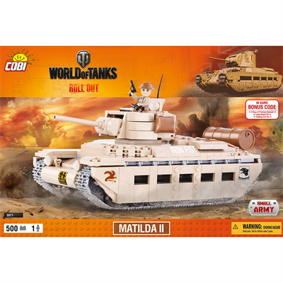 

Конструктор Cobi World Of Tanks Матильда, 500 деталей (COBI-3011)