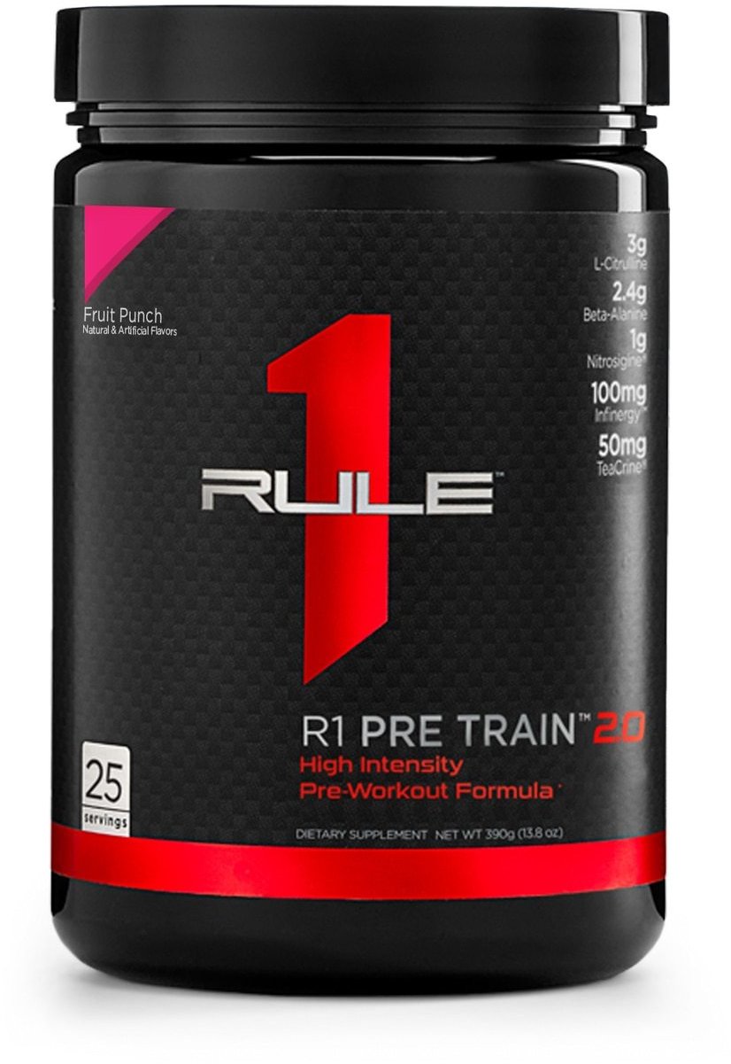 

Rule One Proteins R1 Pre Train 2.0 390 g /25 servings/ Fruit Punch