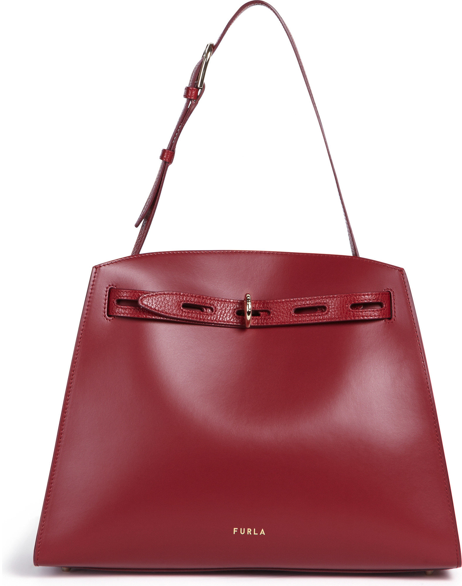 

Женская сумка тоут Furla Margherita M Shoulder Bag вишневая (WB00157A.0029CGQ00)